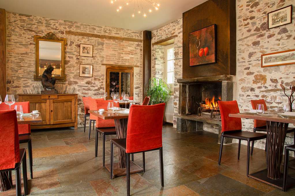 Le Manoir De La Jahotiere Otel Abbaretz Restoran fotoğraf